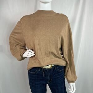 Haily's Brown Light Knit Sweater Size Large